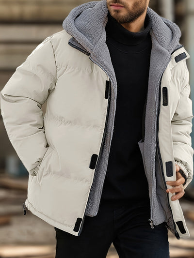 Men's Stylish Casual Warm Padded Winter Jacket | Ideal for Winter