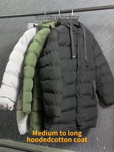 Warm Long Padded Hooded Puffer Winter Jacket for Men | Ideal for Winter