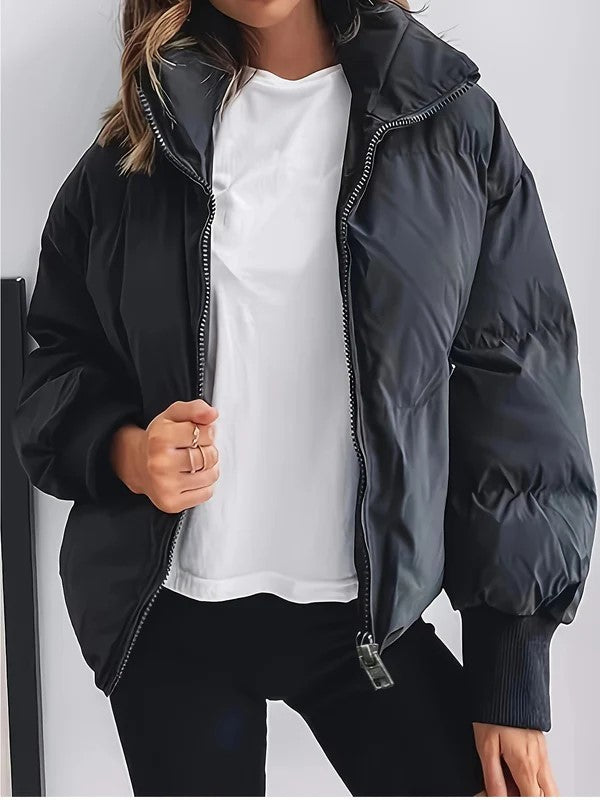 Women’s Stylish Short Bomber Jacket for Winter | Perfect for Winter