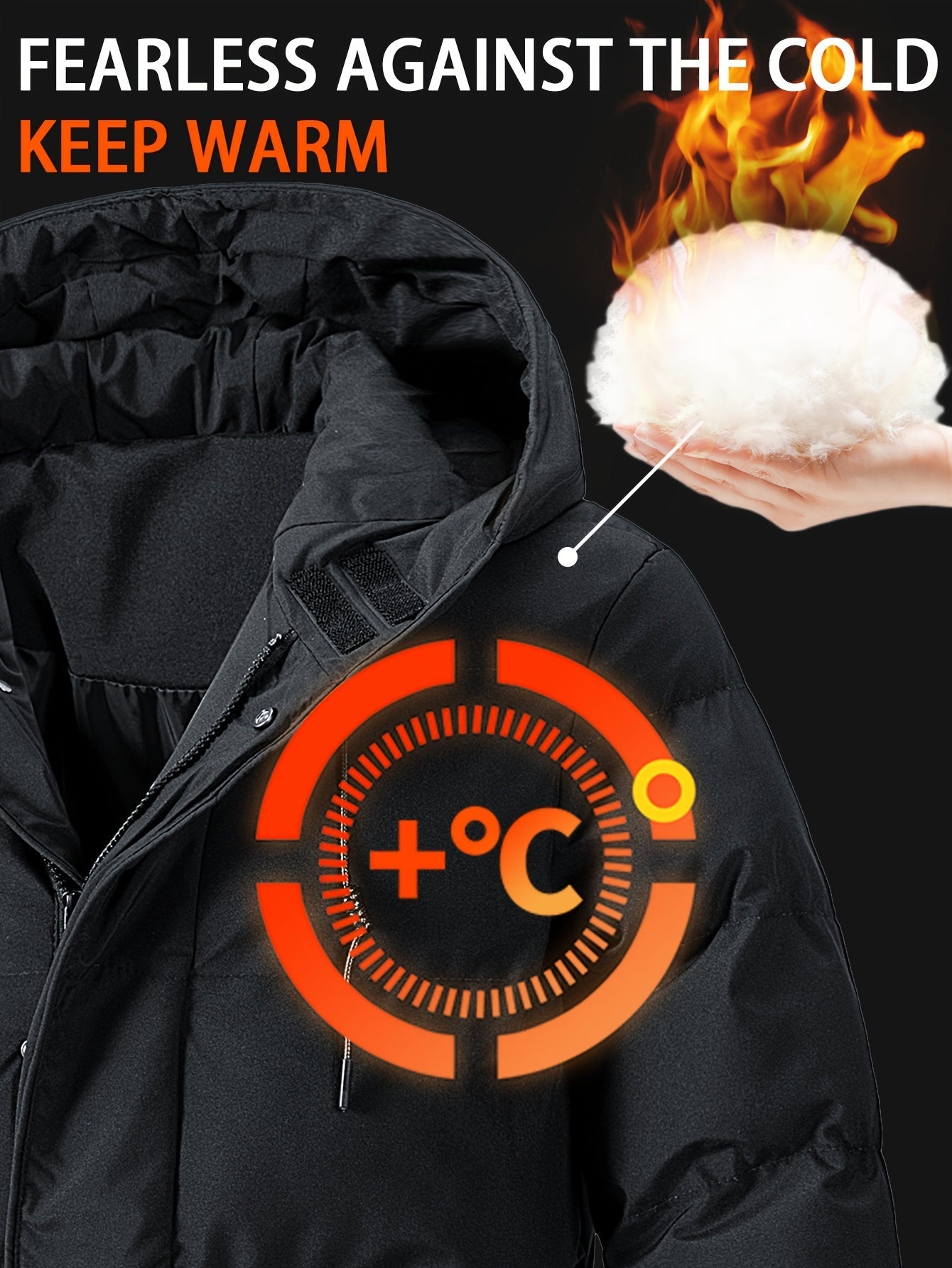 Men's Warm Thickened Mid-Length Down Winter Jacket | Ideal for Winter