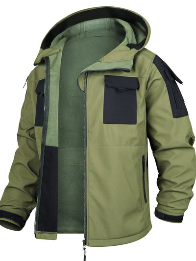 Men's Tactical Hooded Jacket & Cargo Pants Set – Waterproof Outdoor Gear | Ideal for Winter/Autumn