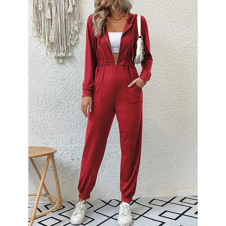 Women's Luxurious Retro Tracksuit with Training Jumpsuit | Perfect for Spring And Fall