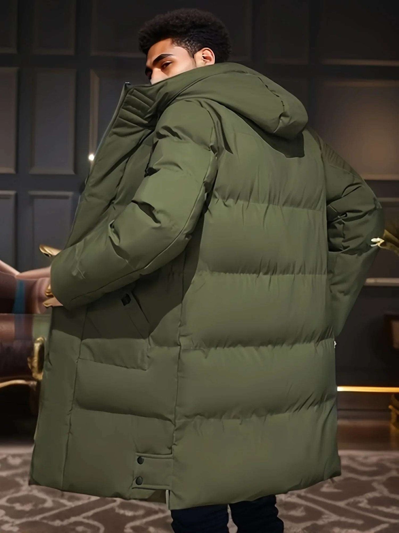 Men's Long Winter Coat