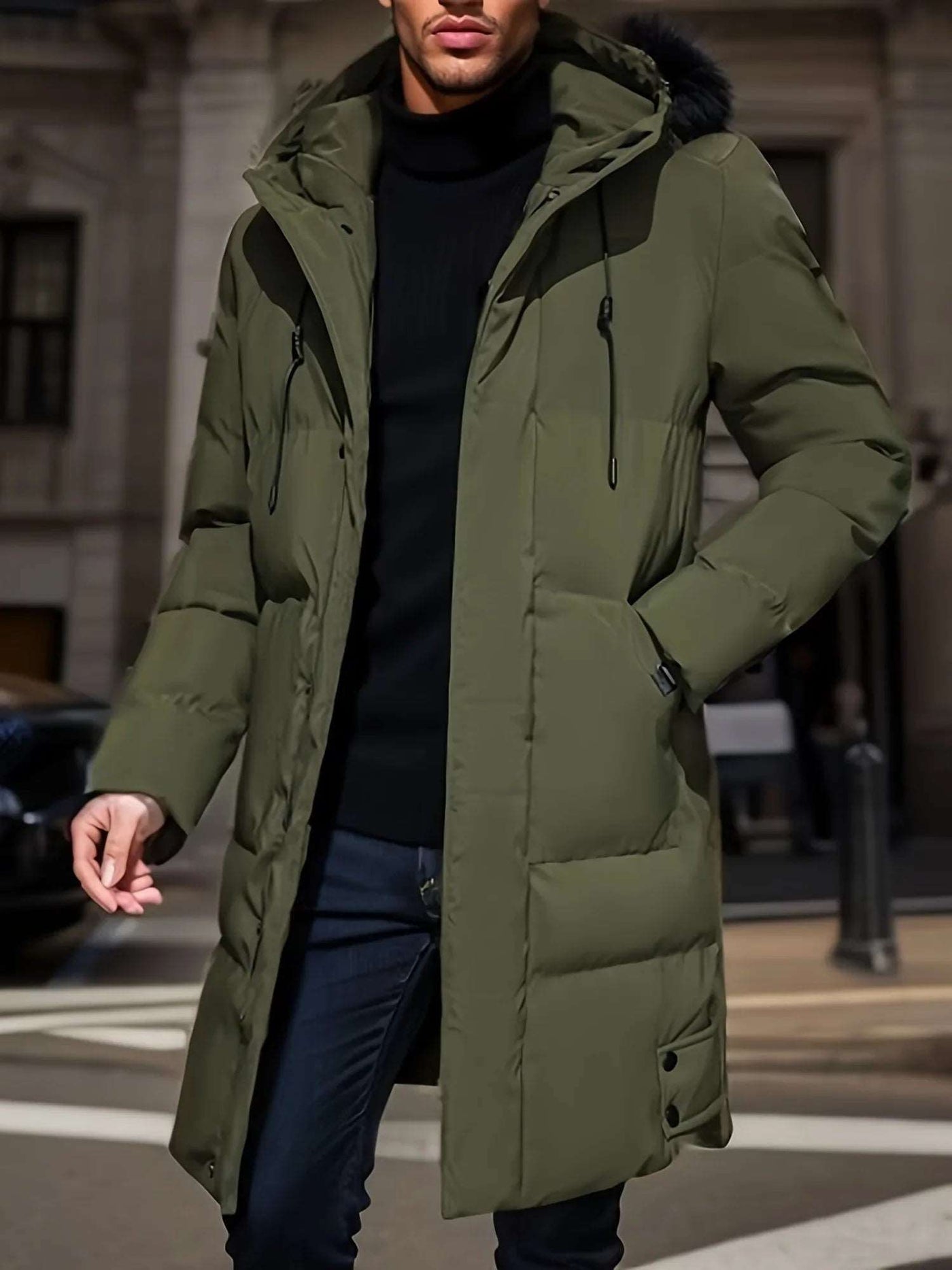 Men's Long Winter Coat