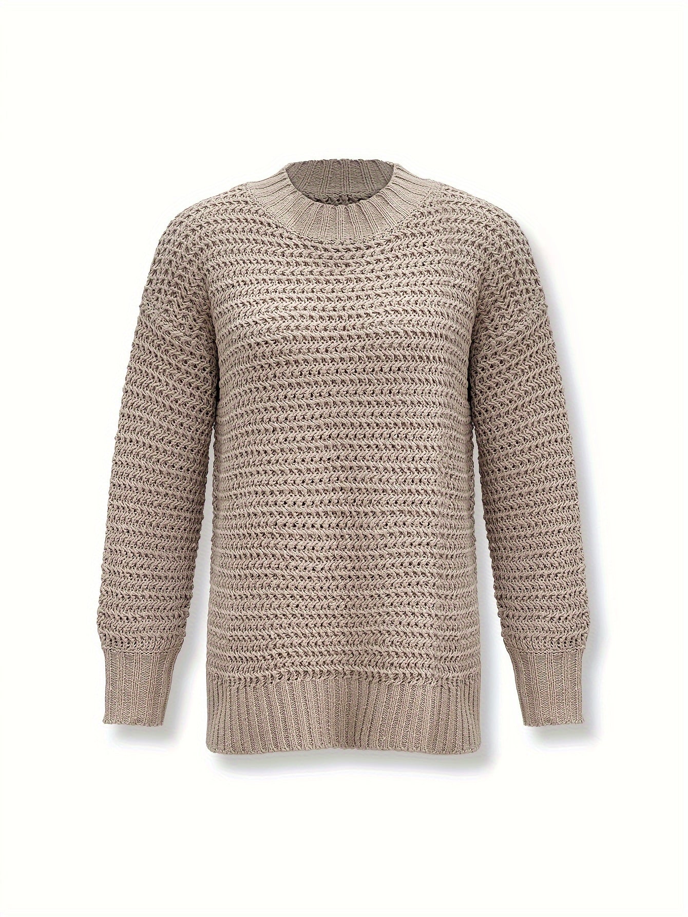 Women's Casual Cotton Solid Turtle Neck Cashmere Pullover Sweater | Ideal for Winter