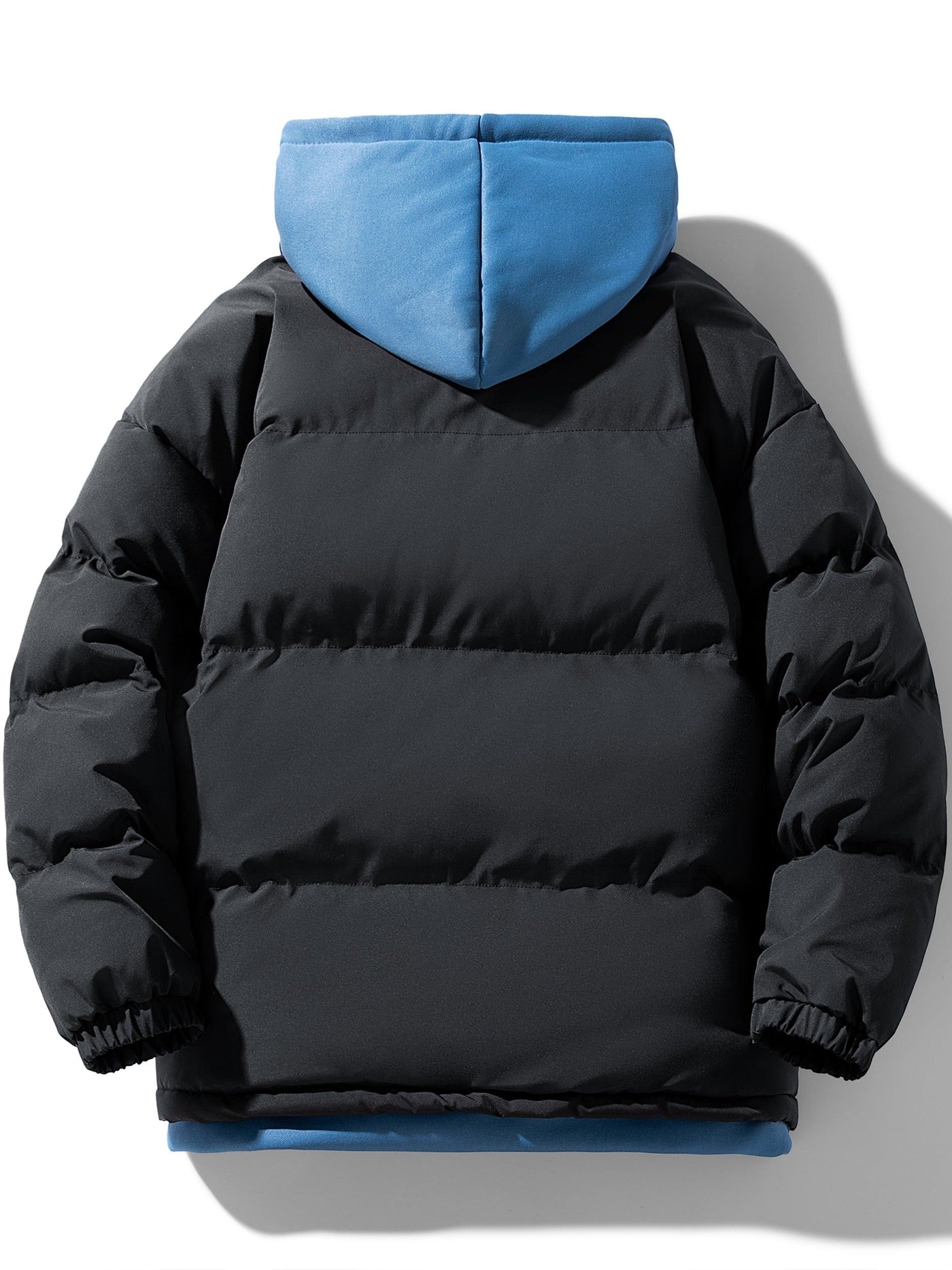 Casual Fake Two Piece Hooded Winter Jacket for Men | Ideal for Winter