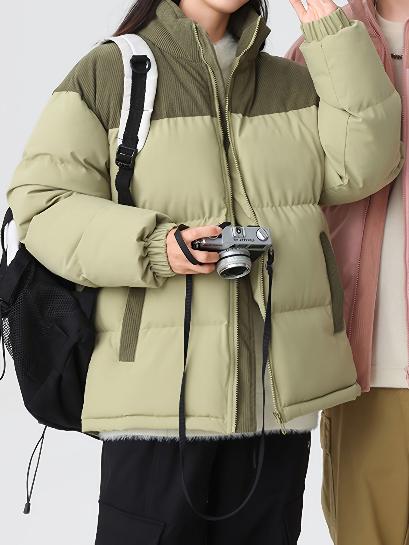 Men's Stylish Colourblock Puffer Winter Jacket | Ideal for Winter