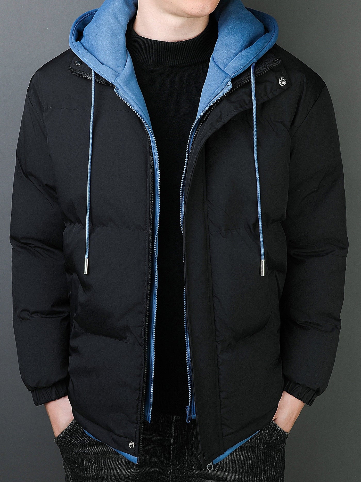 Men's Casual Cotton Puffer Hooded Winter Coat | Ideal for Winter