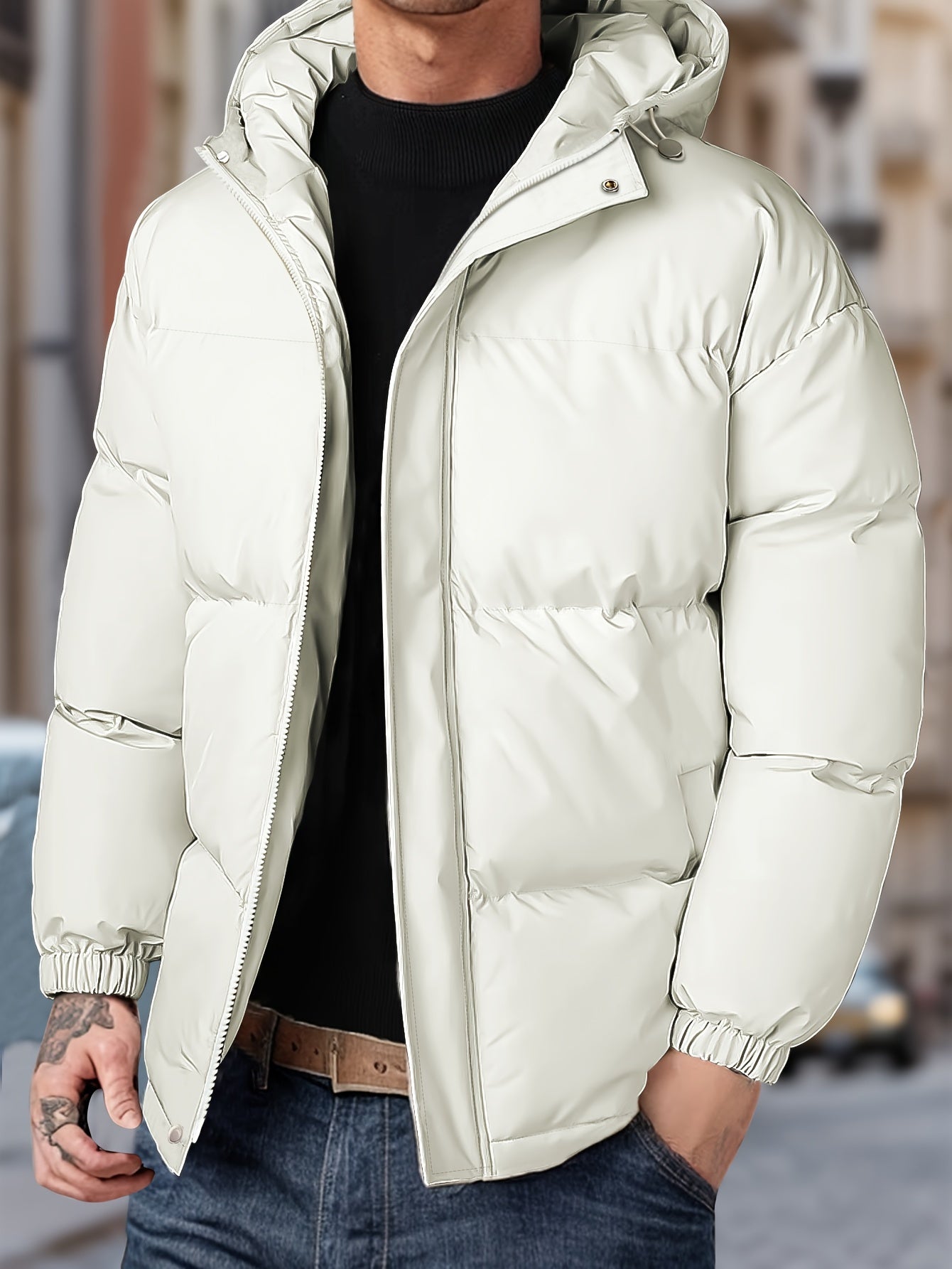 Men's Warm Hooded Winter Jacket | Ideal for Everyday Wear