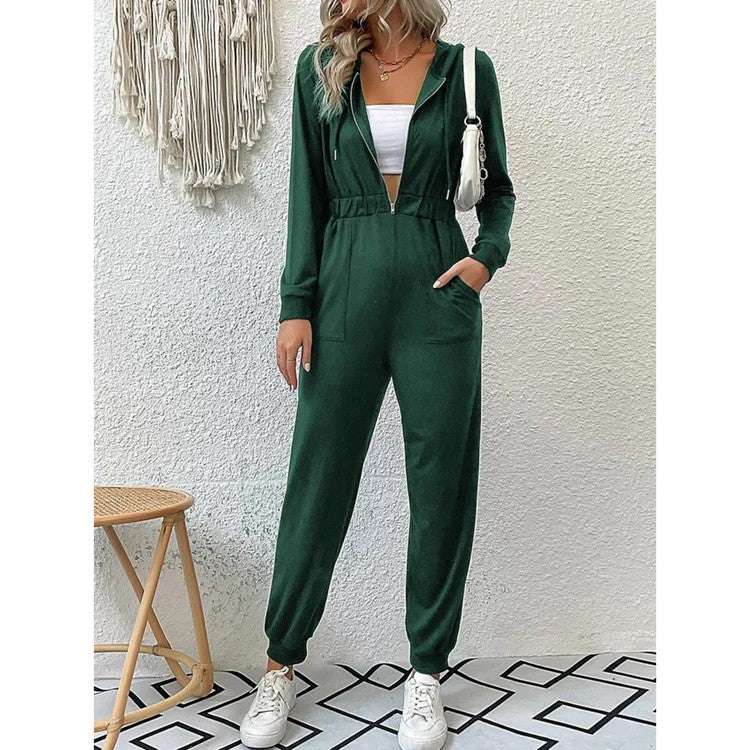 Women's Luxurious Retro Tracksuit with Training Jumpsuit | Perfect for Spring And Fall