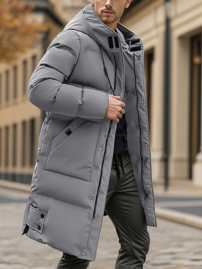 Men's Warm Thickened Mid-Length Down Winter Jacket | Ideal for Winter