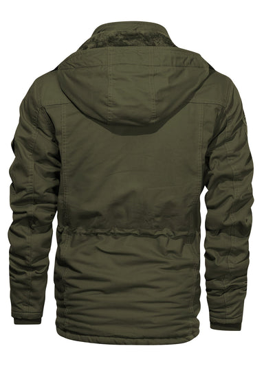 Men's Casual Warm Fleece Jacket with Multi Pockets | Ideal for Winter