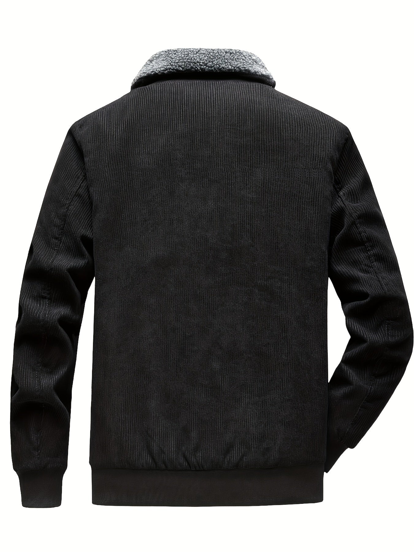 Men's Warm Thick Long Sleeve Lapel Collar Winter Jacket | Ideal for Winter