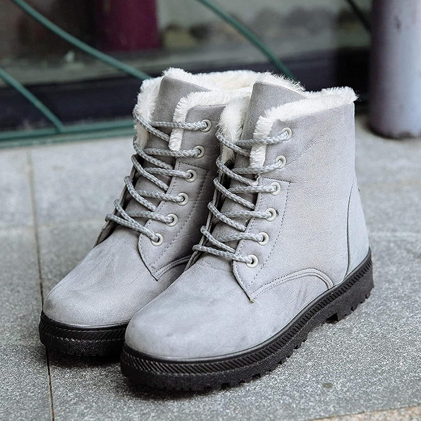 Women's Durable Non-Slip Snow Boots with Wool Lining | Ideal for Everyday Wear