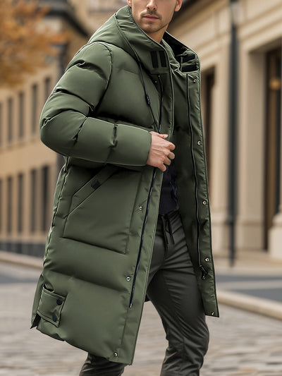 Men's Warm Thickened Mid-Length Down Winter Jacket | Ideal for Winter