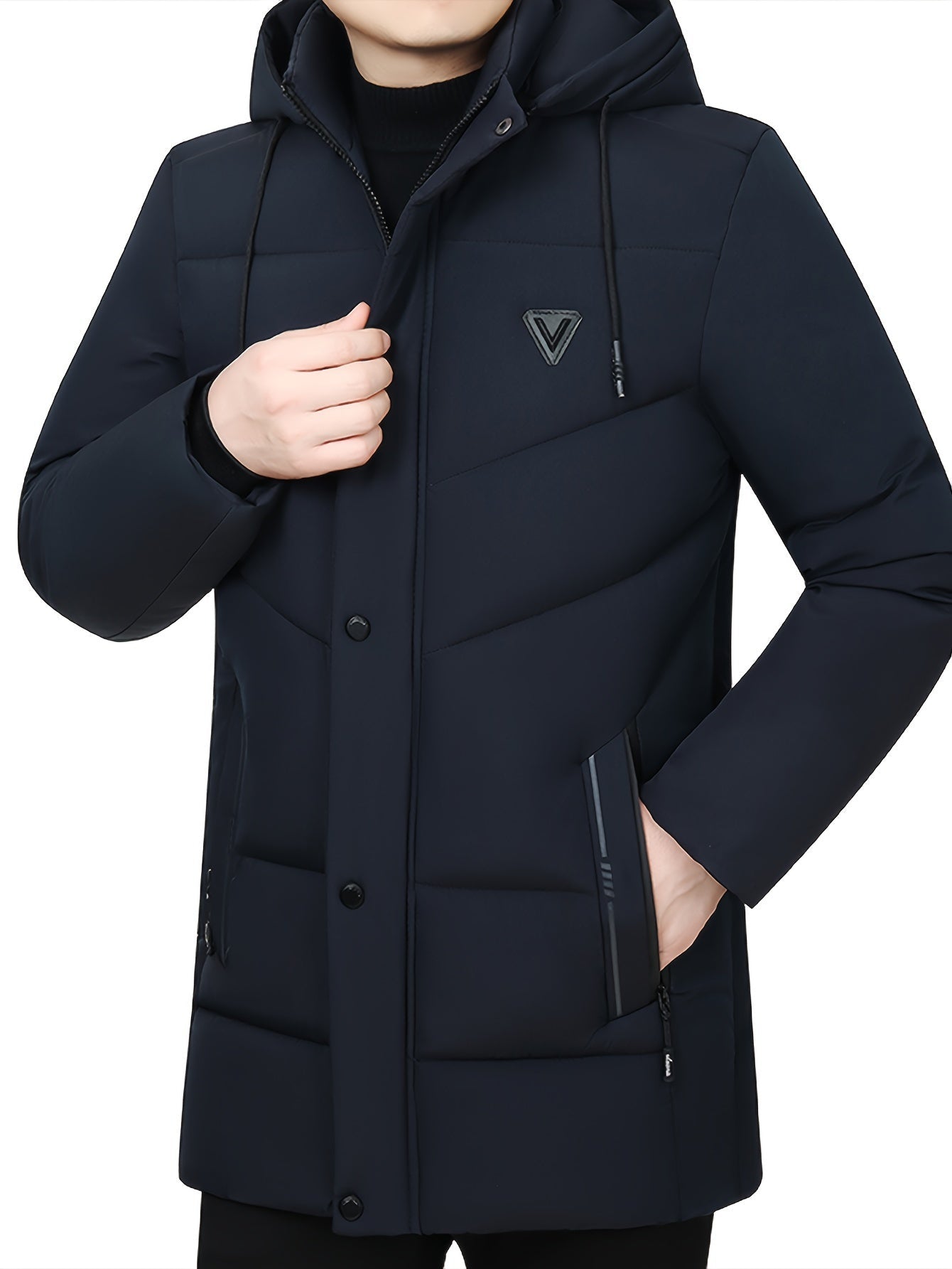 Casual Stylish Thickened Hooded Winter Jacket For Men | Ideal for Winter