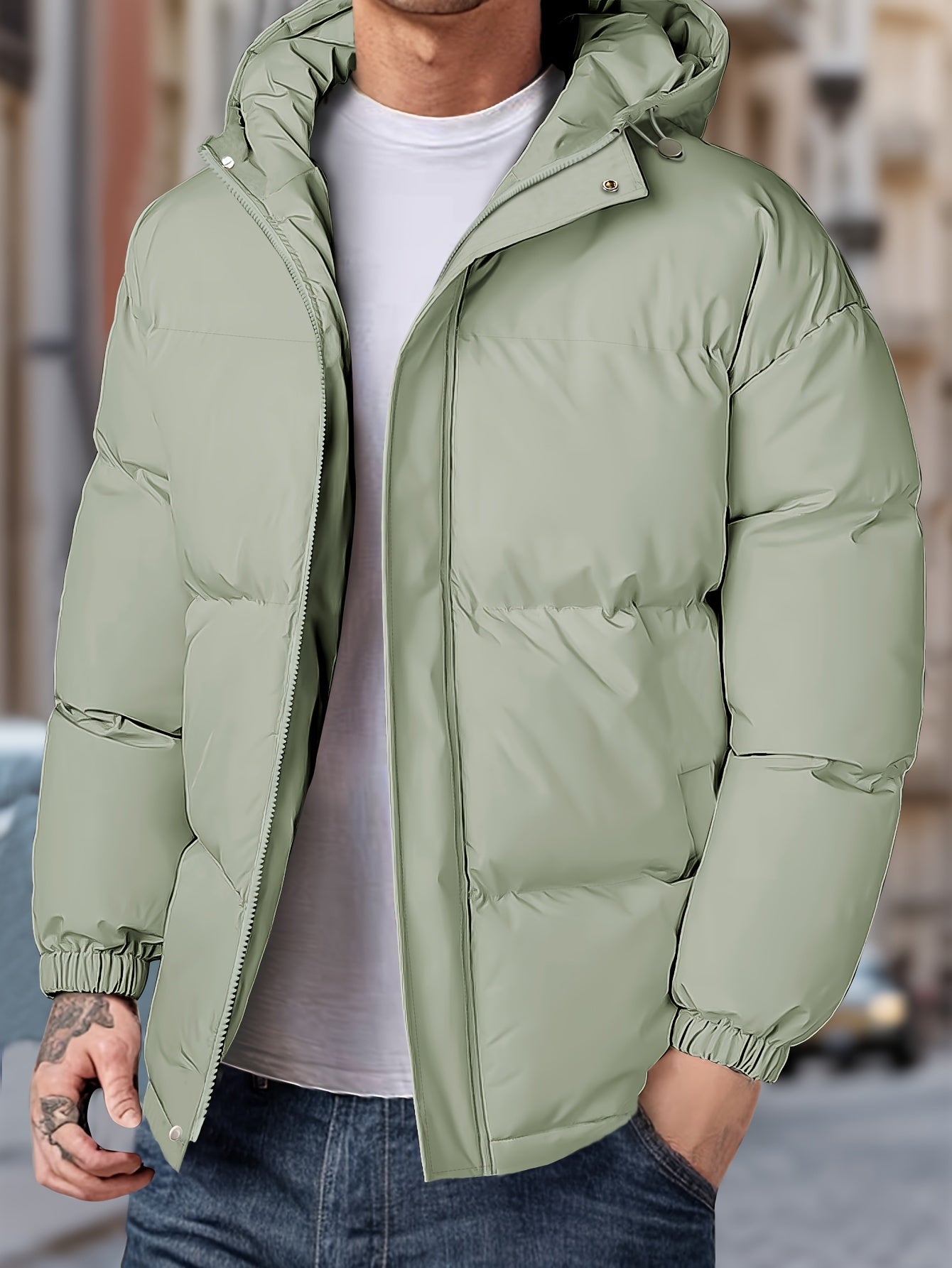 Men's Warm Hooded Winter Jacket | Ideal for Everyday Wear