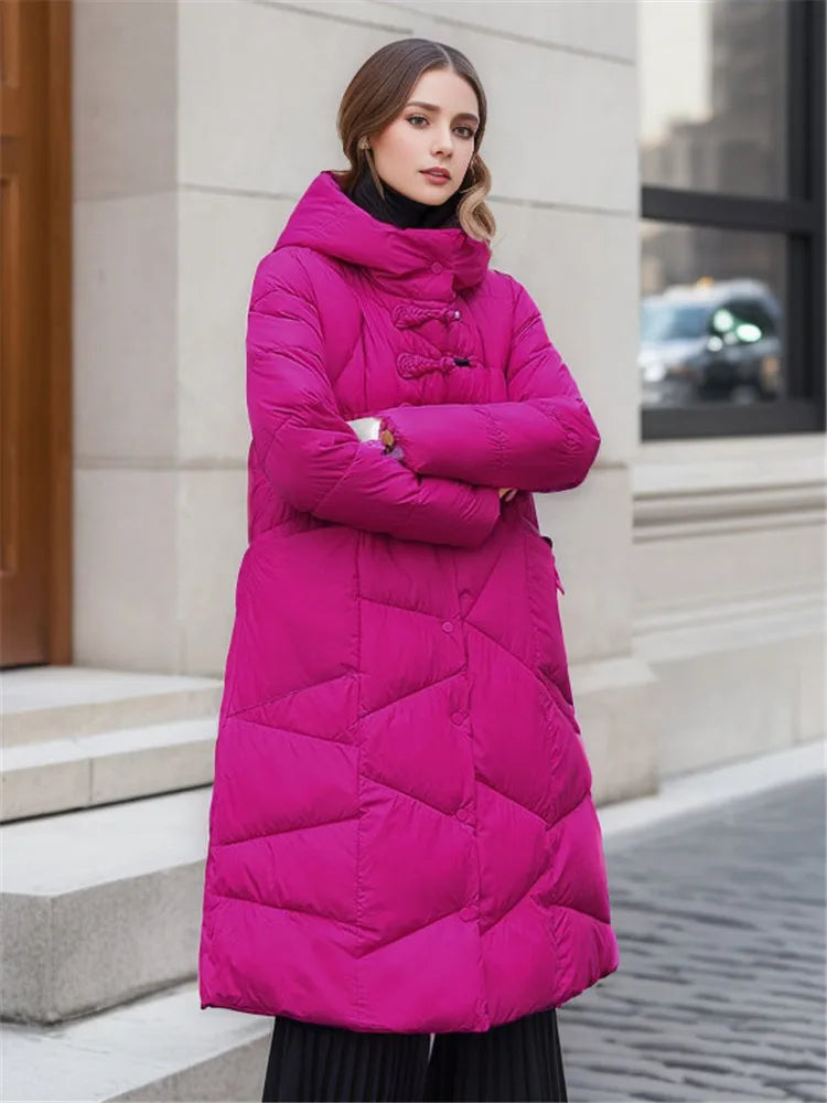 Women's Long Cotton Coat