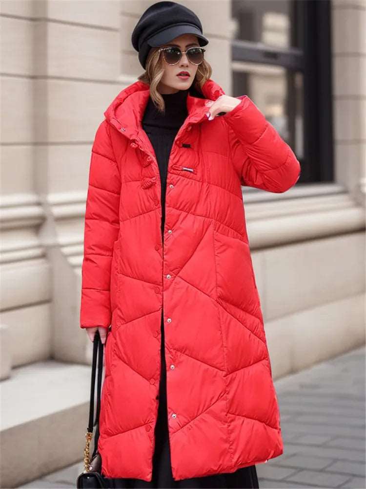 Women's Long Cotton Coat