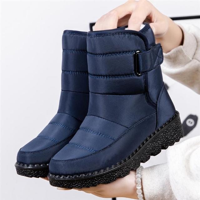 Women's Warm Waterproof Winter Boots with Non-Slip Sole | Ideal for Everyday Wear