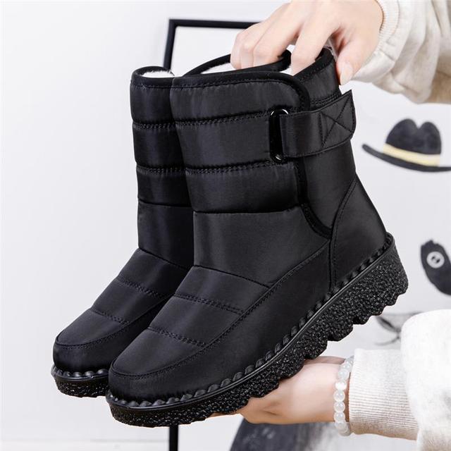 Women's Warm Waterproof Winter Boots with Non-Slip Sole | Ideal for Everyday Wear