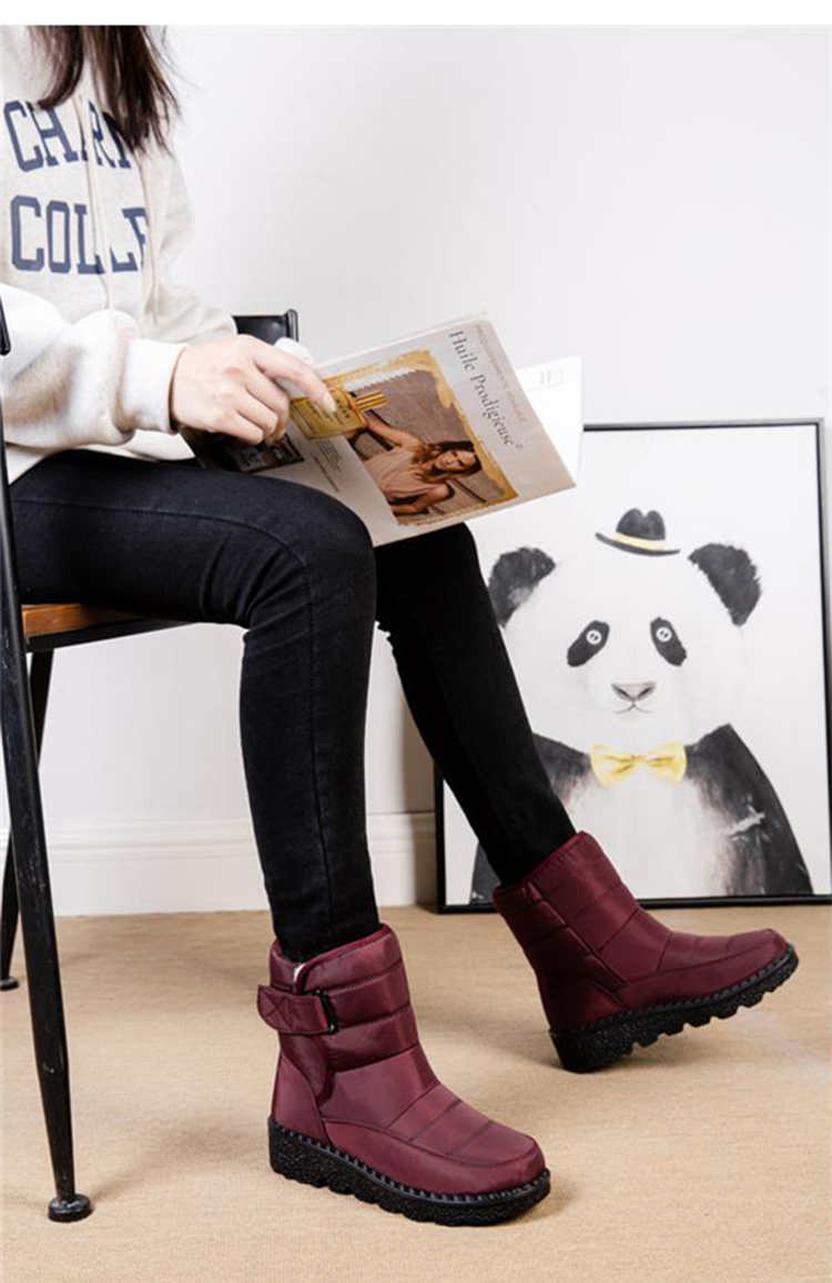 Women's Warm Waterproof Winter Boots with Non-Slip Sole | Ideal for Everyday Wear