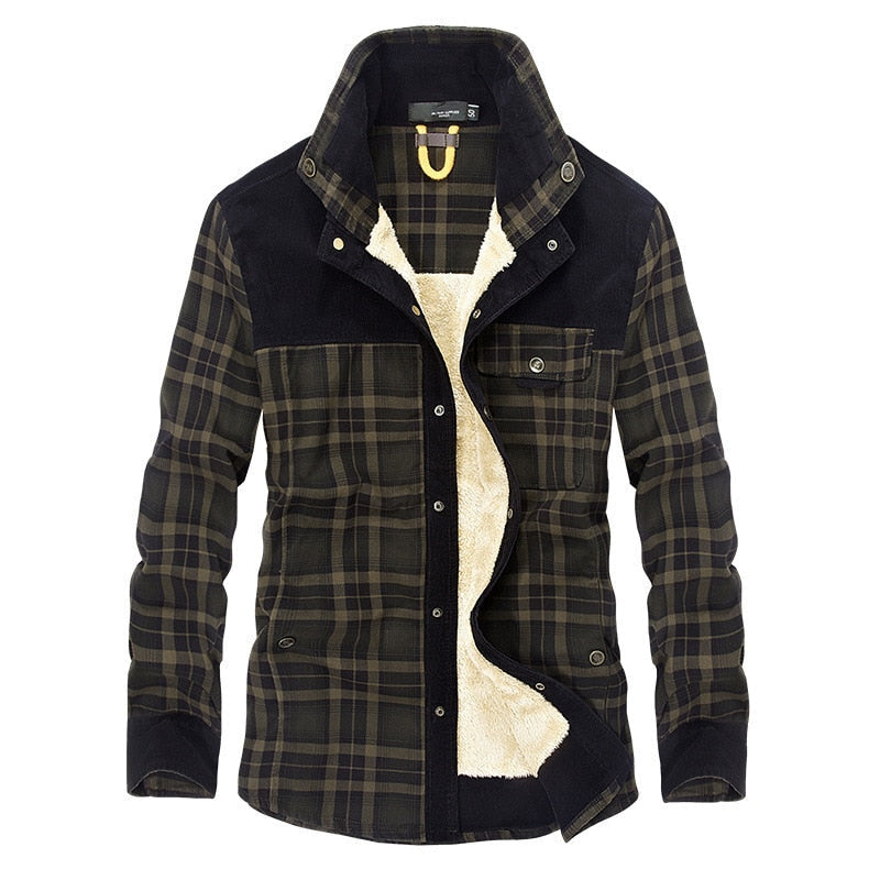 Men's Casual Plaid Jacket