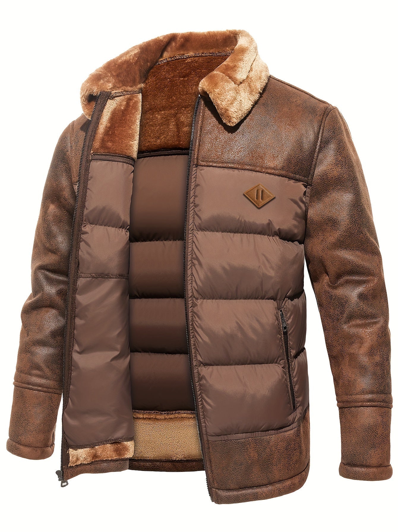 Men's Warm Fleece Winter Jacket | Ideal for Winter