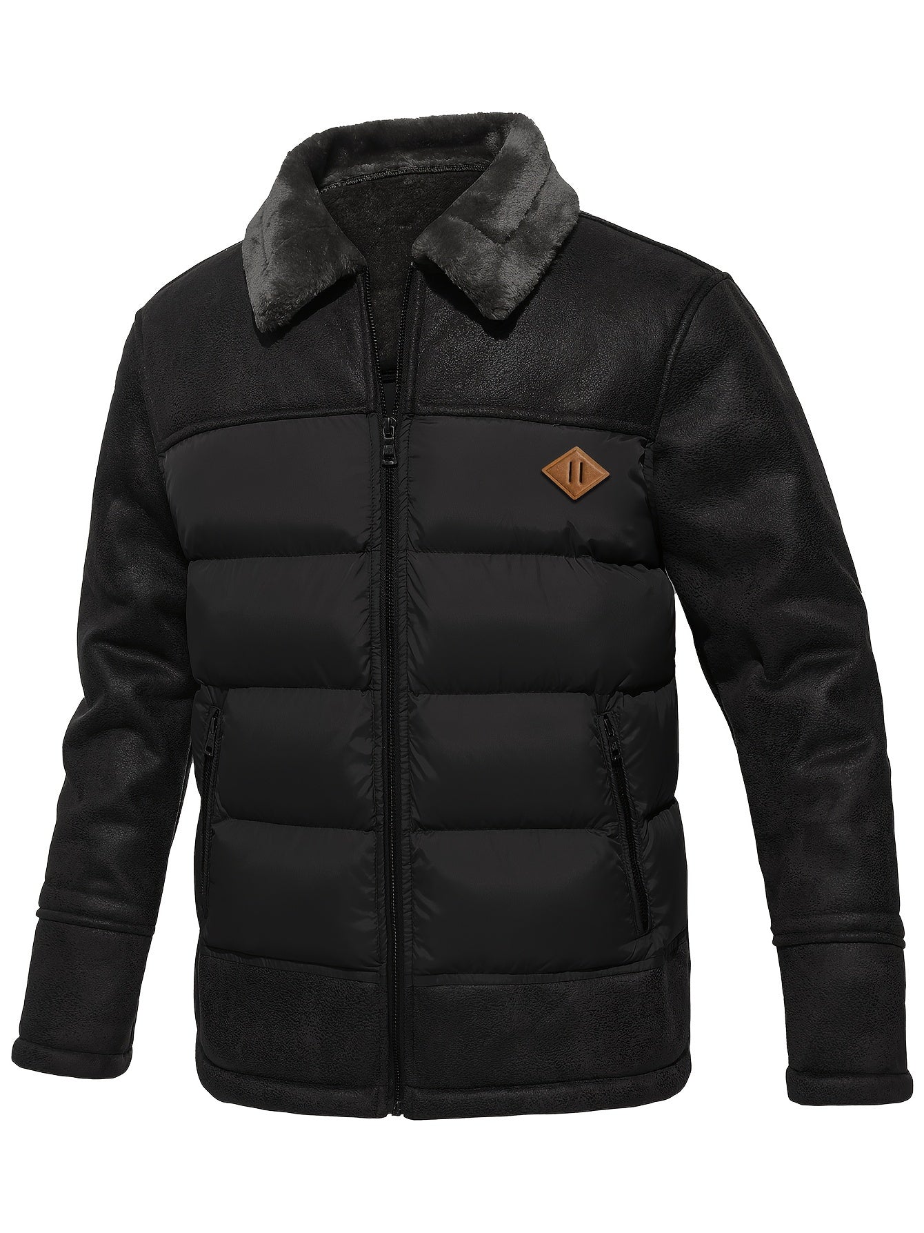 Men's Warm Fleece Winter Jacket | Ideal for Winter