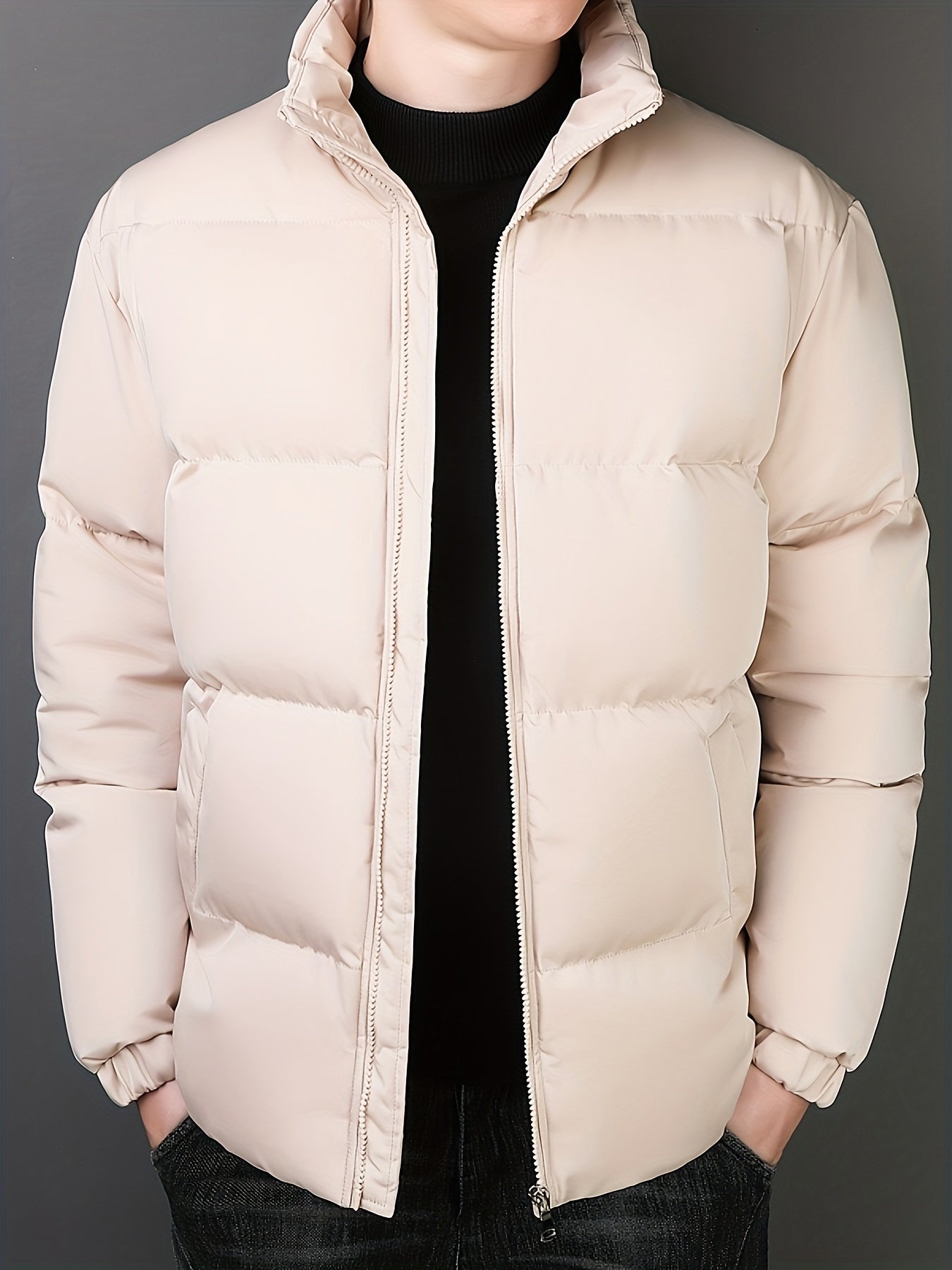 Men's Stylish Casual Padded Winter Jacket | Ideal for Winter