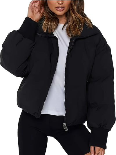 Women’s Stylish Short Bomber Jacket for Winter | Perfect for Winter