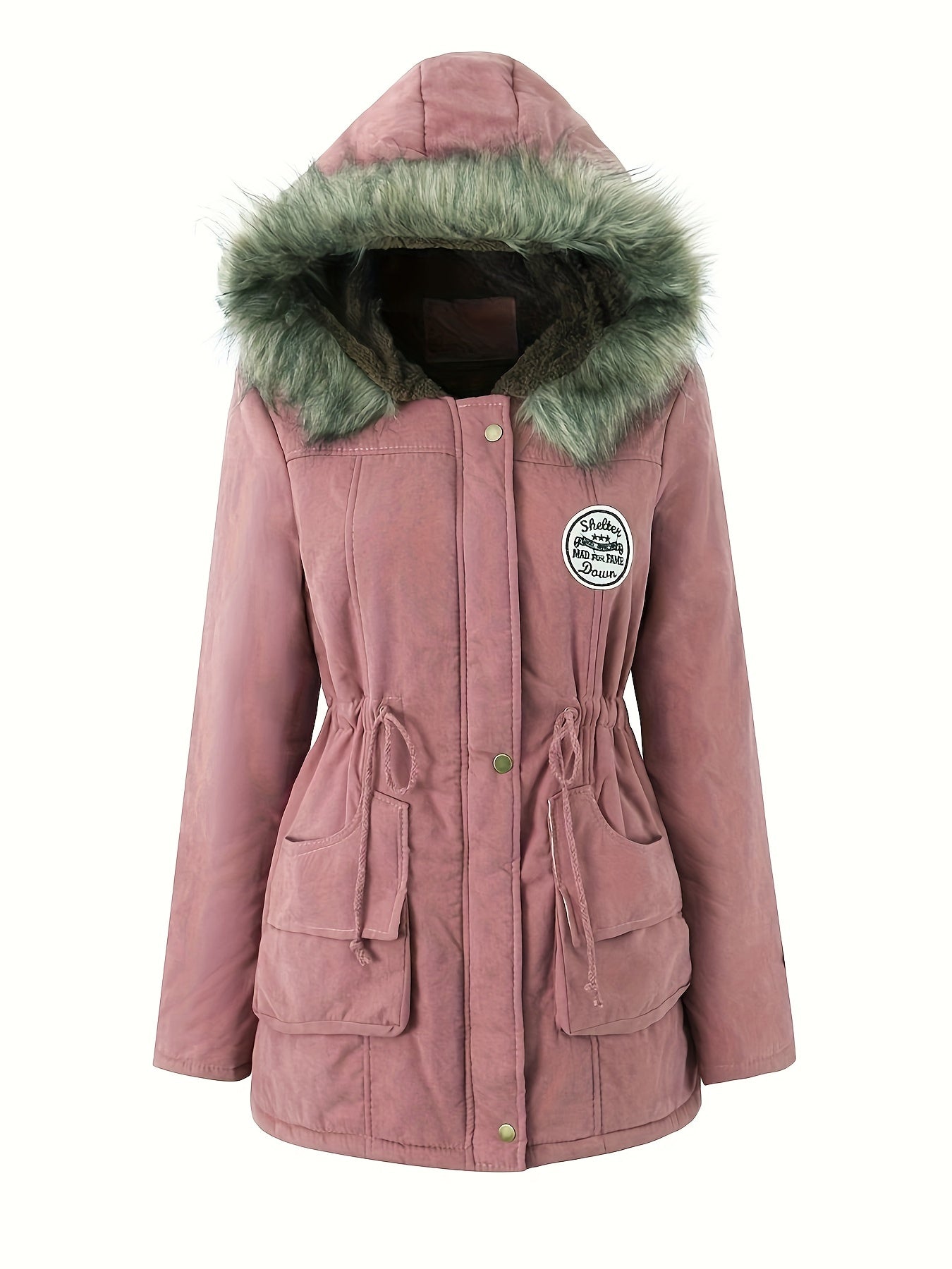 Women's Elegant Warm Long Winter Coat | Ideal for Winter