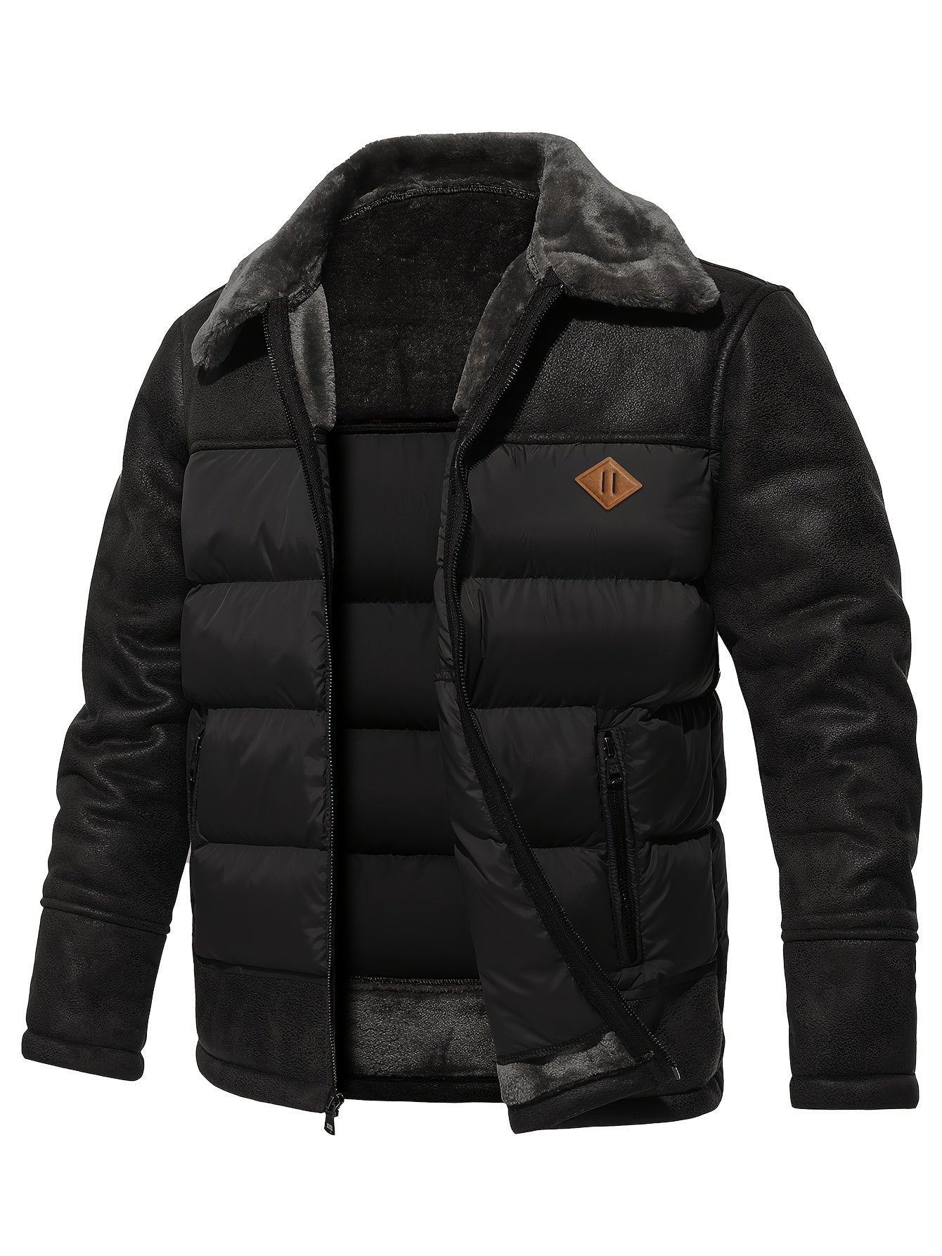 Men's Warm Fleece Winter Jacket | Ideal for Winter