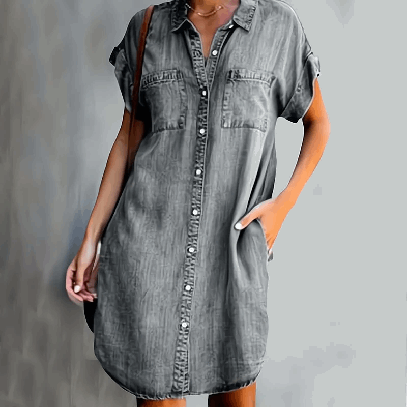 Women's Casual Elegant Denim Dress