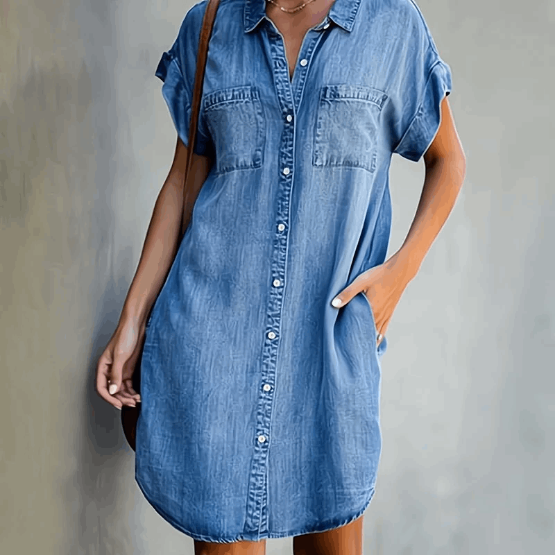 Women's Casual Elegant Denim Dress