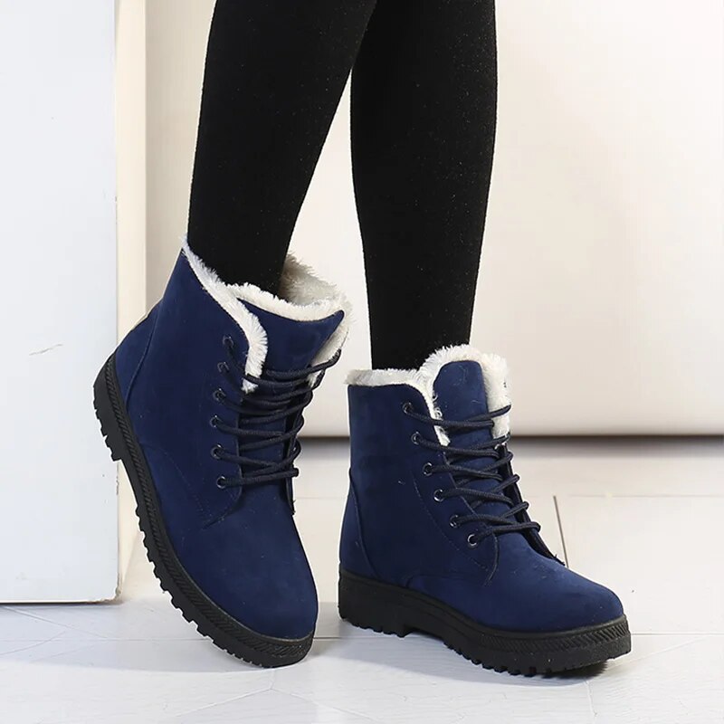 Women's Durable Non-Slip Snow Boots with Wool Lining | Ideal for Everyday Wear