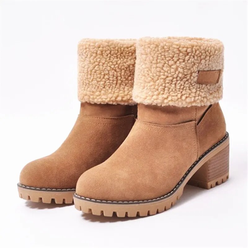 Women's Comfortable Wool-Lined Winter Ankle Boots | Ideal for Everyday Wear