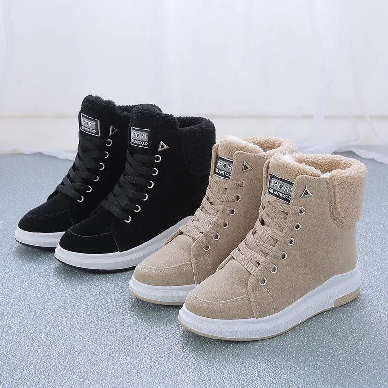 Women's Casual Flat Ankle Winter Boots | Ideal for Everyday Wear