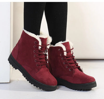 Women's Durable Non-Slip Snow Boots with Wool Lining | Ideal for Everyday Wear