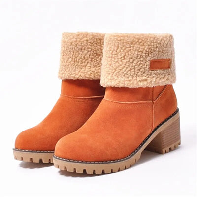 Women's Comfortable Wool-Lined Winter Ankle Boots | Ideal for Everyday Wear