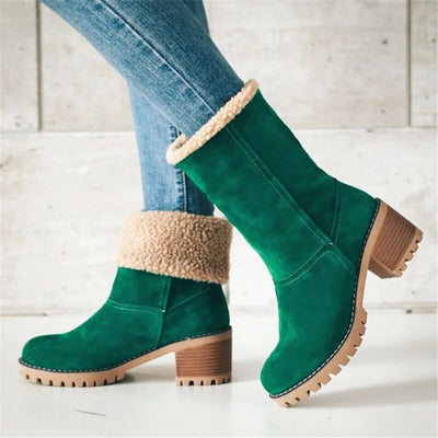 Women's Comfortable Wool-Lined Winter Ankle Boots | Ideal for Everyday Wear