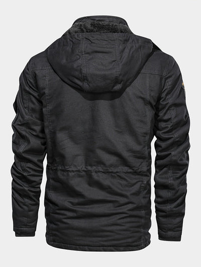 Men's Casual Warm Fleece Jacket with Multi Pockets | Ideal for Winter