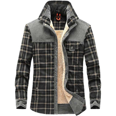 Men's Casual Plaid Jacket