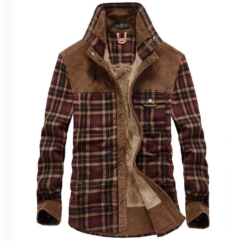 Men's Casual Plaid Jacket