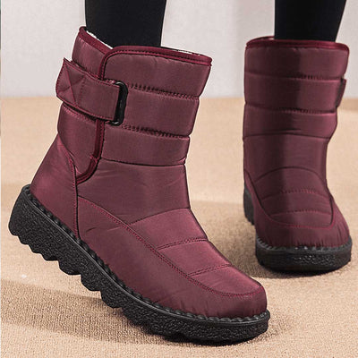 Women's Casual Waterproof Winter Boots with Adjustable Strap | Ideal for Everyday Wear