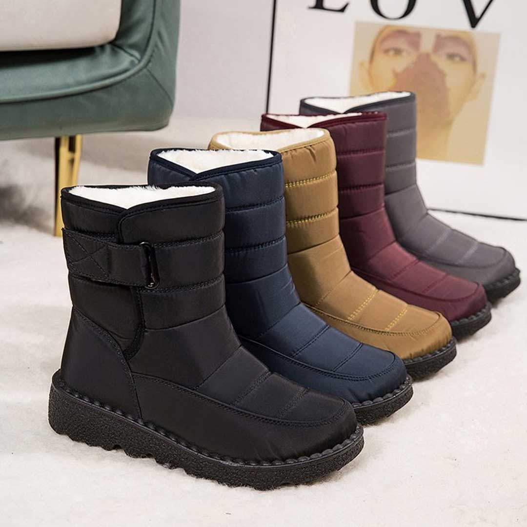 Women's Casual Waterproof Winter Boots with Adjustable Strap | Ideal for Everyday Wear